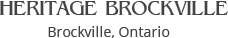Heritage Brockville banner