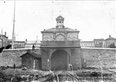 View of southern end of railway tunnel as it passes below City Hall